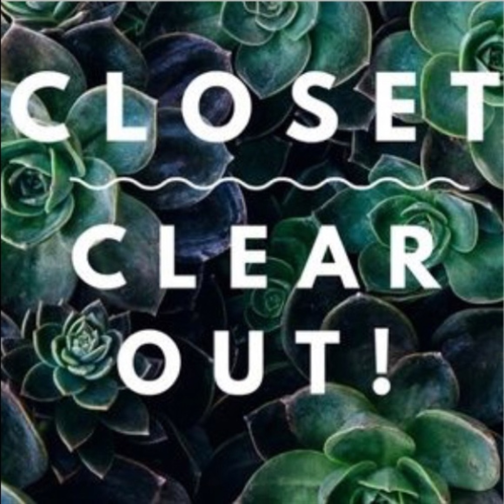 CLOSET CLEAR OUT!